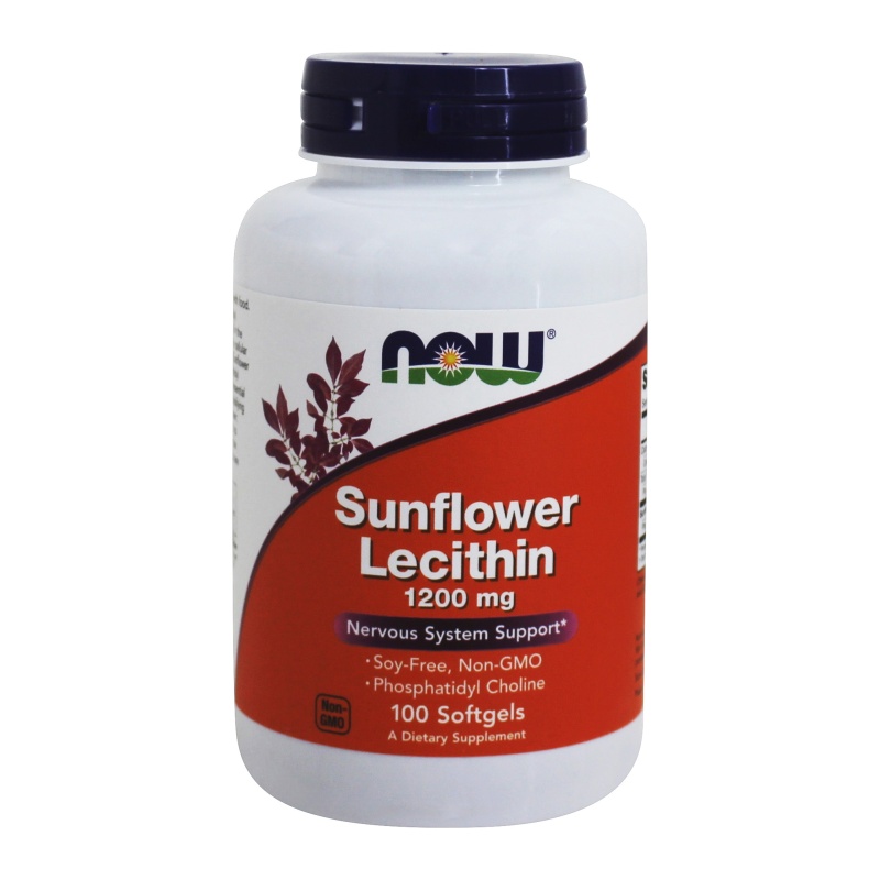 NOW FOODS Sunflower Lecithin 1200mg 100 softgels iFit